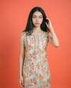 Multi Colour Viscose Blended Sleeveless Straight cut Long Kurta