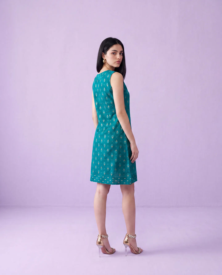 Rama Printed Cotton Midi Dress