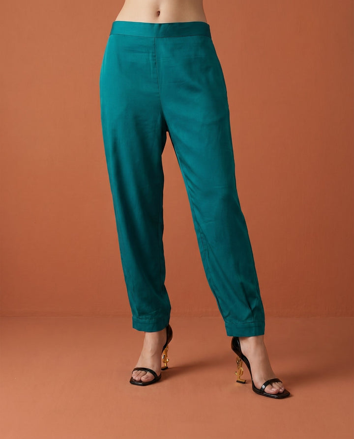 Rama Solid Cotton Satin Co-Ord Set