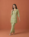 Pista Embroidered Viscose Blended Co-Ord Set