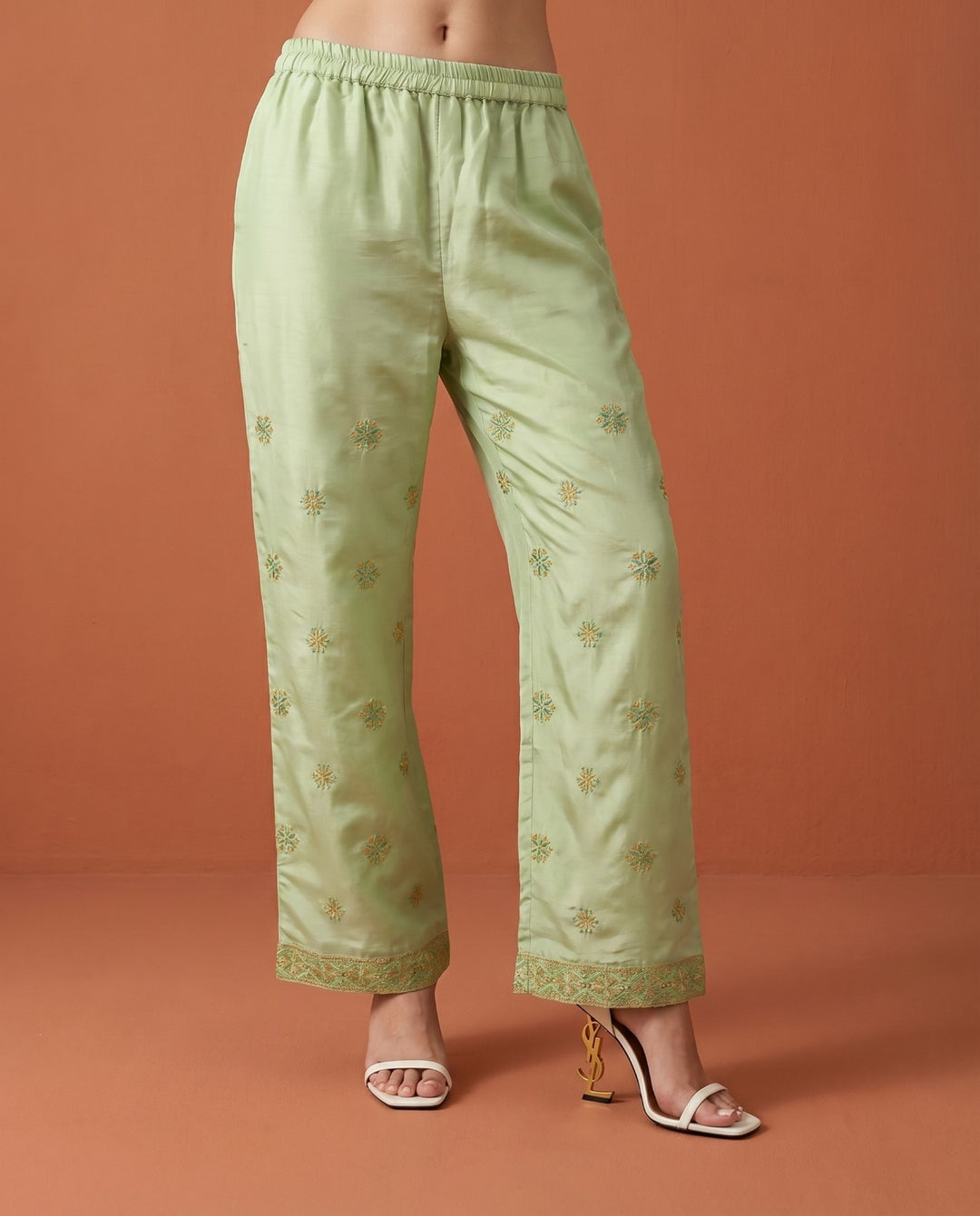 Pista Embroidered Viscose Blended Co-Ord Set