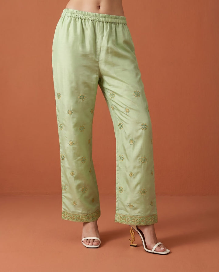Pista Embroidered Viscose Blended Co-Ord Set